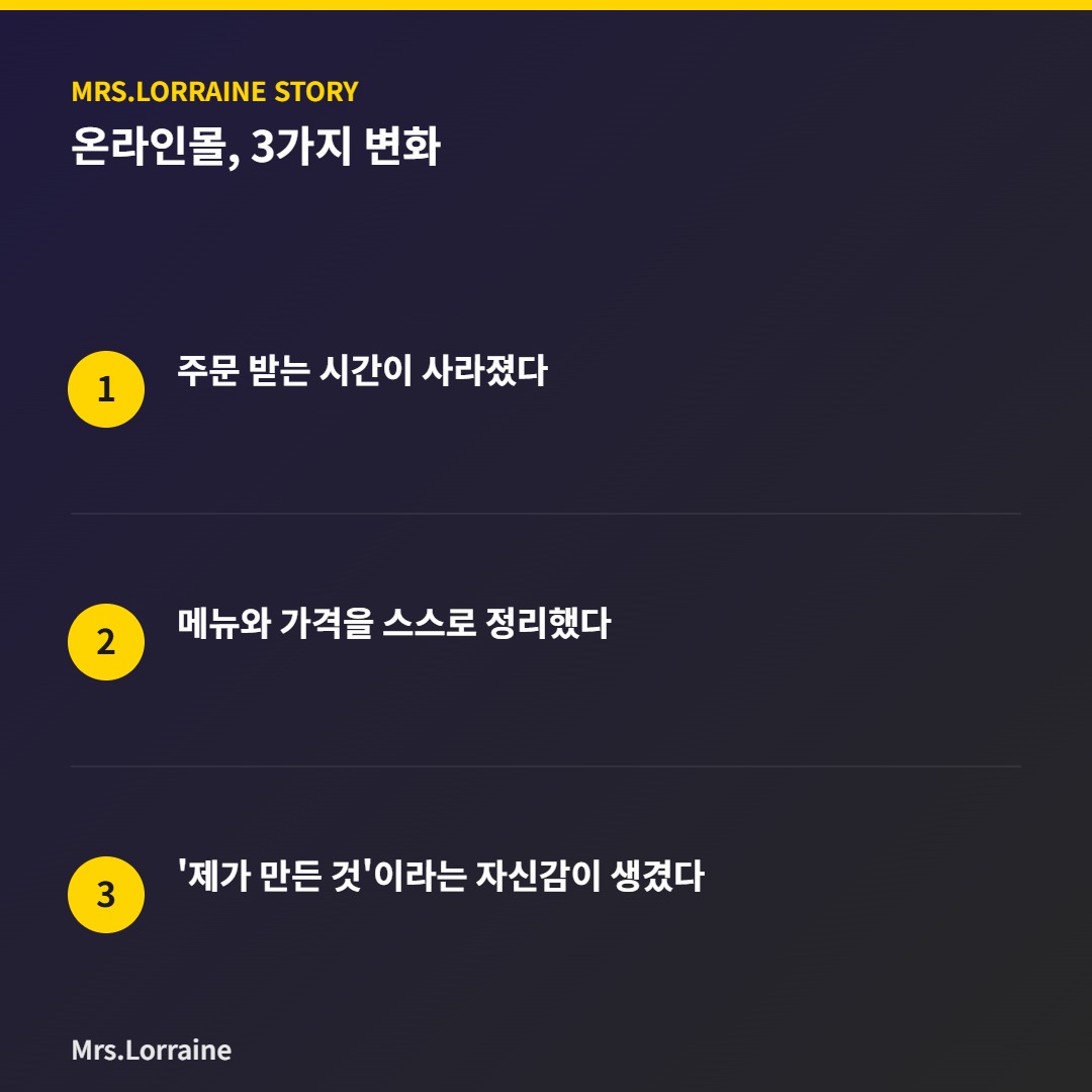 온라인몰 3가지 변화 인포그래픽